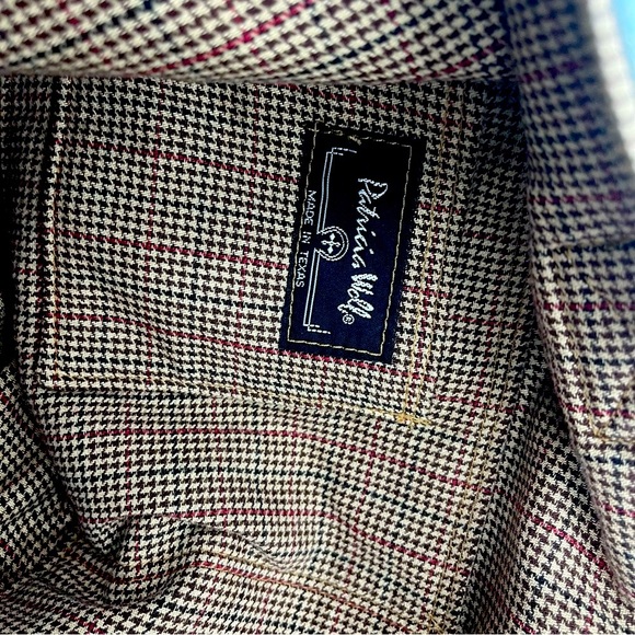 Patricia Wolf Southwest over size Duffle bag With leather trim / fringe - Picture 10 of 11